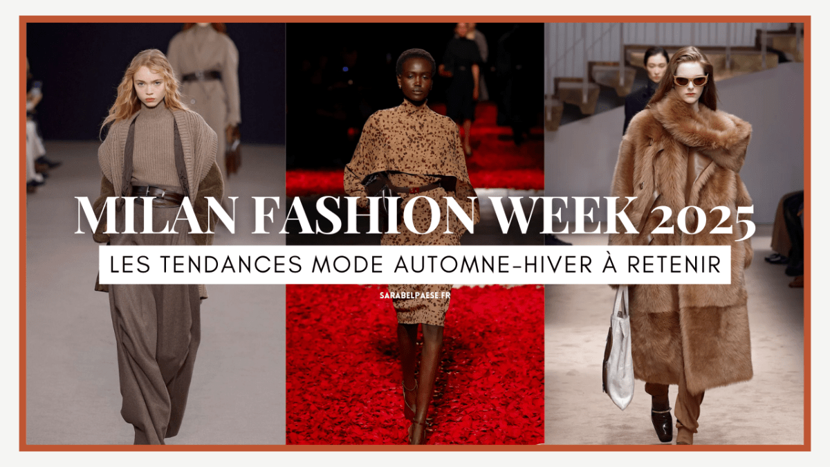 Les tendances mode automne-hiver à retenir de la Milan Fashion Week&nbsp;2025